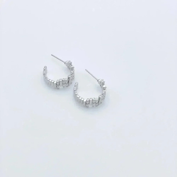 Hoops Cubic Zirconia - Picture 2 of 4